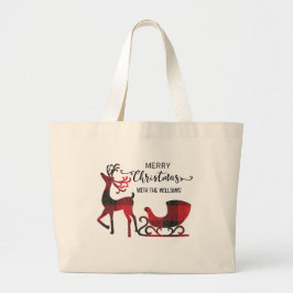 Bolso De Tela Gigante Navidades familiares coincidentes | Moderno person