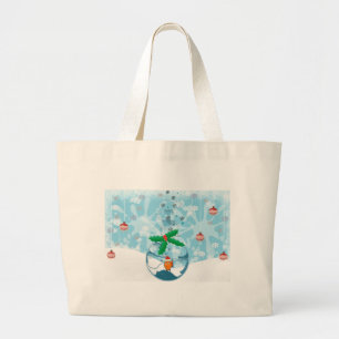 Bolso De Tela Gigante Navidades Fish Splat