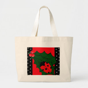 Bolso De Tela Gigante Navidades Lady-bug