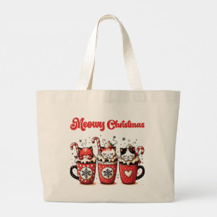 Bolso De Tela Gigante navidades miedosos