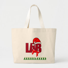 BOLSO DE TELA GIGANTE NAVIDADES SANTA LABORATORIO