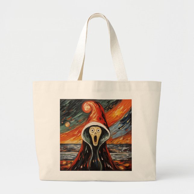 Bolso De Tela Gigante Navidades Scream (Frente)