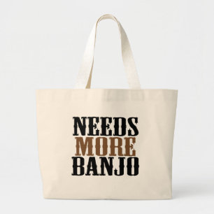 Bolso De Tela Gigante Necesita más banjo
