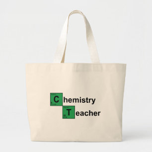 Bolso De Tela Gigante Negro del profesor de la química