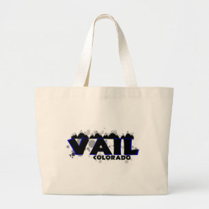 Bolso De Tela Gigante Neon blue grunge Vail Colorado