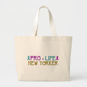 Bolso De Tela Gigante Neoyorquino pro-vida