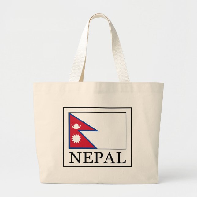 Bolso De Tela Gigante Nepal (Frente)