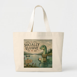 Bolso De Tela Gigante Nessie esquiva socialmente criptozoología Loch Nes