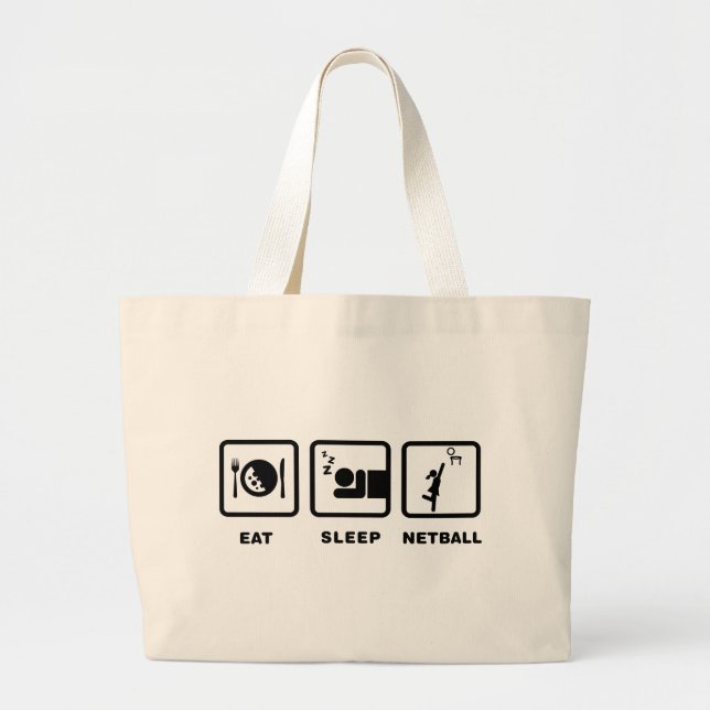 Bolso De Tela Gigante Netball (Frente)
