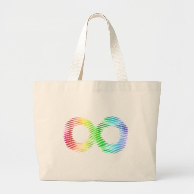 Bolso De Tela Gigante Neurodiversity (Frente)