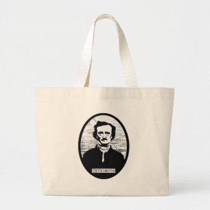 Bolso De Tela Gigante Nevermore Edgar Allan Poe