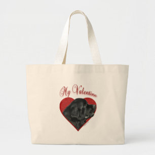 Bolso De Tela Gigante Newfie Valentine