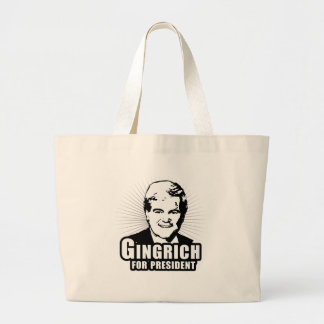 Bolso De Tela Gigante Newt Gingrich para el presidente