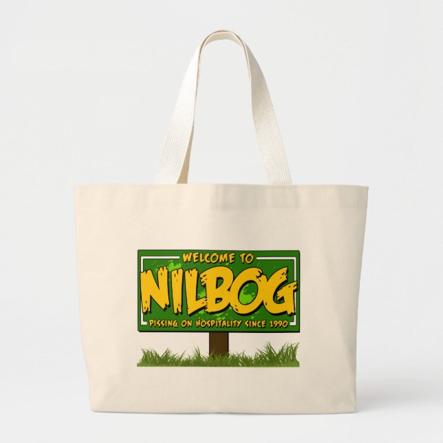 Bolso De Tela Gigante nilbog (Frente)