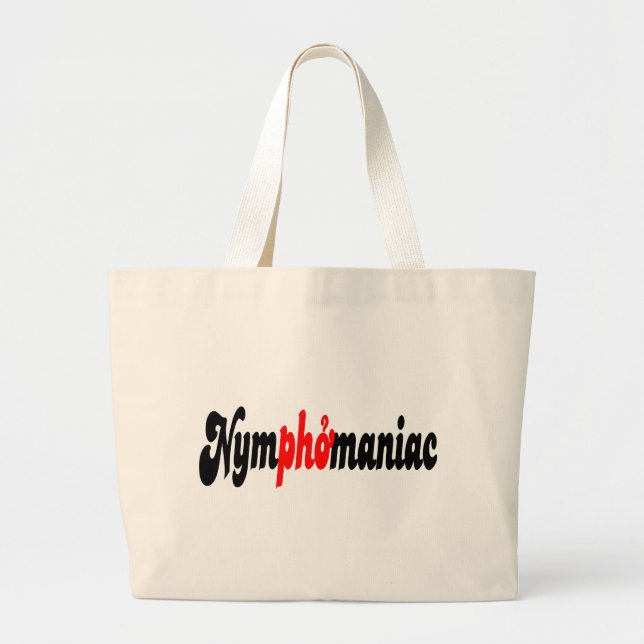 Bolso De Tela Gigante Ninfomaniaco (Frente)