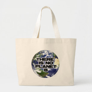 Bolso De Tela Gigante Ningún planeta B