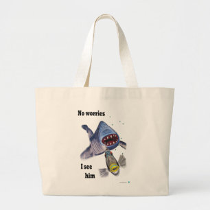 Bolso De Tela Gigante Ningunas preocupaciones lo veo