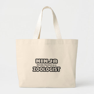 Bolso De Tela Gigante Ninja Claramente Disfrazada De Zoólogo