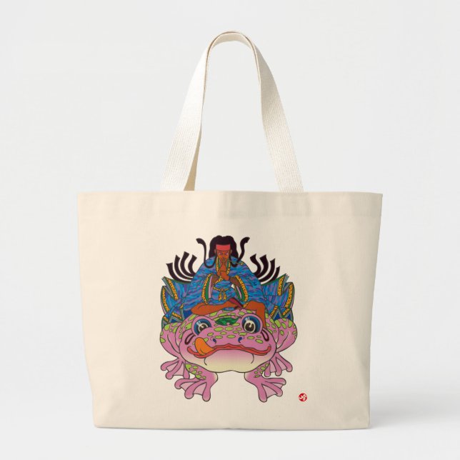 Bolso De Tela Gigante Ninja Tsukikage 忍 者 月 景 (Frente)
