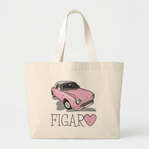 Bolso De Tela Gigante Nissan Figaro Rosa