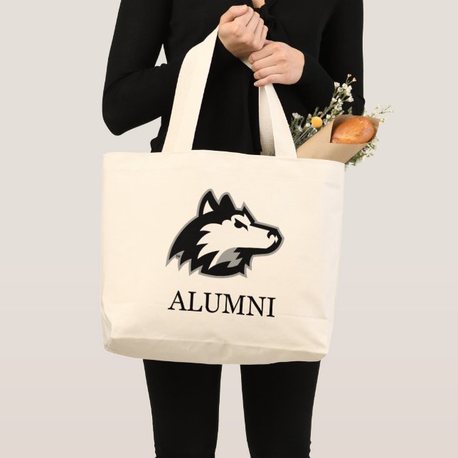 Bolso De Tela Gigante NIU Huskies Alumni (Anverso (producto))