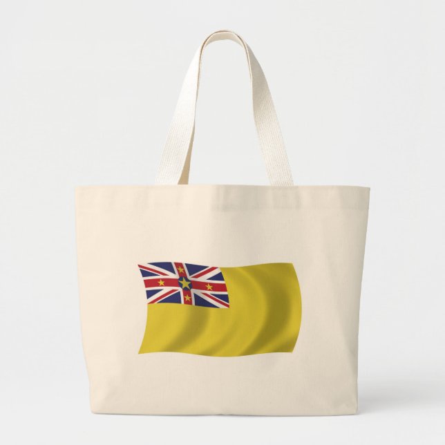 Bolso De Tela Gigante Niue Flag Tote Bag (Frente)