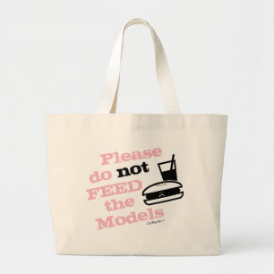 Bolso De Tela Gigante No alimente por favor los modelos
