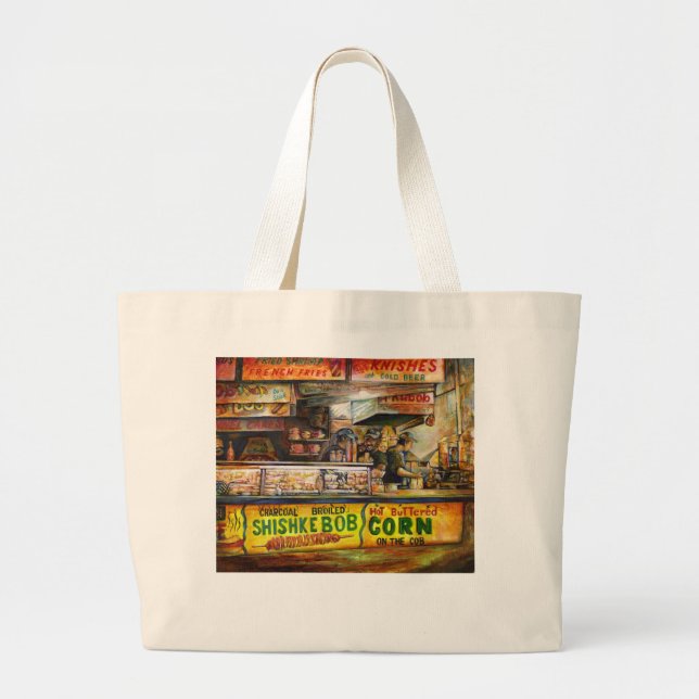 Bolso De Tela Gigante No puedes competir con eso (Frente)