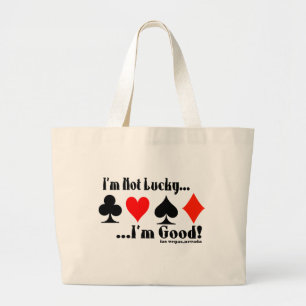 Bolso De Tela Gigante ¡No soy afortunado, yo soy bueno! Las Vegas