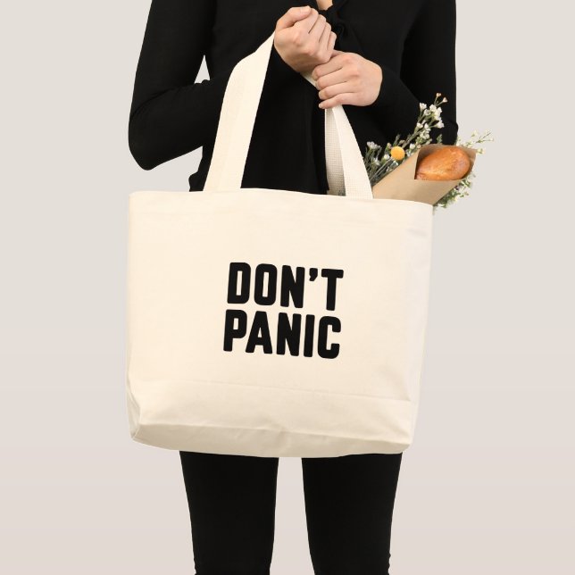Bolso De Tela Gigante No te asustes (Anverso (producto))