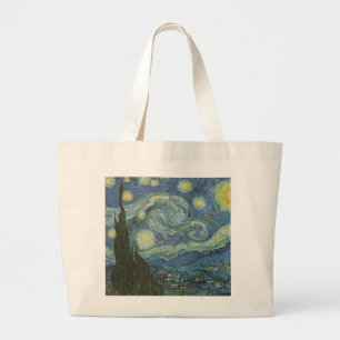 Bolso De Tela Gigante Noche estrellada de Vincent Van Gogh
