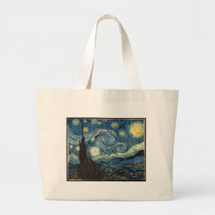Bolso De Tela Gigante Noche estrellada de Vincent Van Gogh