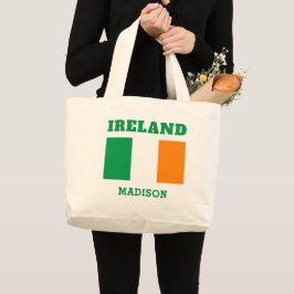 Bolso De Tela Gigante Nombre personalizado Irlanda