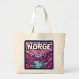 Bolso De Tela Gigante Norge Norwegian Geirangerfjords Fjords Tote Bag