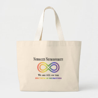 Bolso De Tela Gigante Normalizar la Neurodiversidad