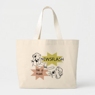 Bolso De Tela Gigante Noticia de última hora soy camisetas y regalos de