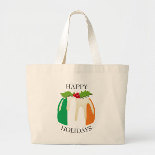 Bolso De Tela Gigante Novedad Paseos festivos con BANDERA IRLANDESA