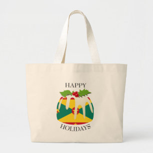 Bolso De Tela Gigante Novedad Pudding festivo BANDERA DE GRANADA