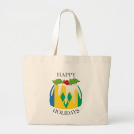 Bolso De Tela Gigante Novedad | Pudding festivo | ST BANDERA VINCENTE