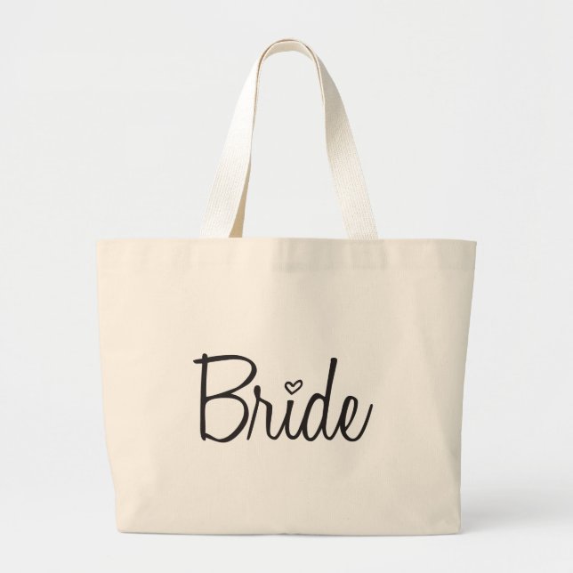 Bolso De Tela Gigante Novia (Frente)