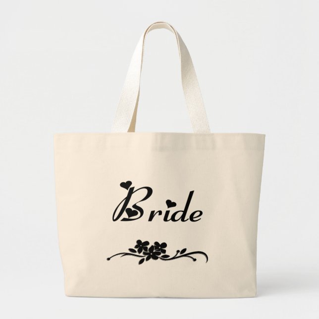 Bolso De Tela Gigante Novia clásica (Frente)