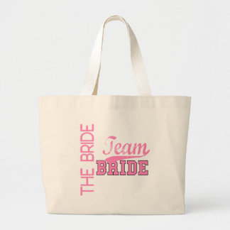 Bolso De Tela Gigante NOVIA de la novia 1 del equipo