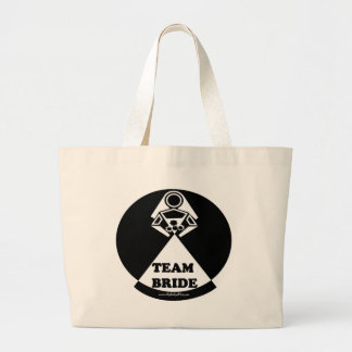 Bolso De Tela Gigante Novia del equipo