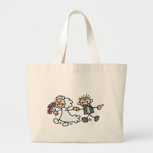 Bolso De Tela Gigante Novia Y Groom Boda Elope Elopement