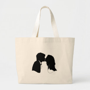 Bolso De Tela Gigante Novia y novio