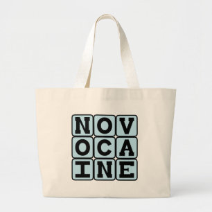 Bolso De Tela Gigante Novocaína, Anestésico Dental