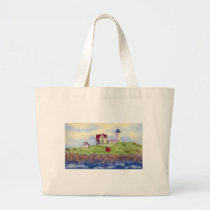 Bolso De Tela Gigante nubes de verano