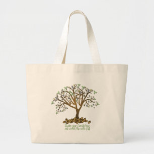 Bolso De Tela Gigante Nueces de árbol de familia