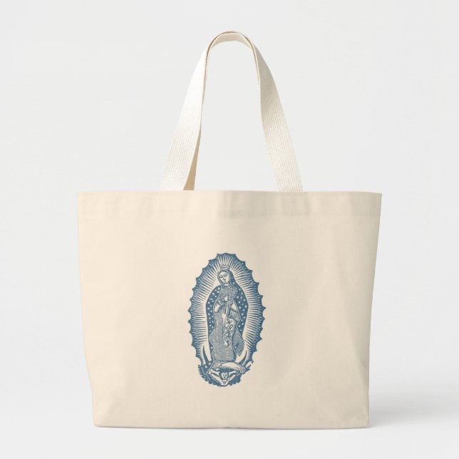 Bolso De Tela Gigante Nuestra señora de Guadalupe (Frente)