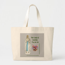 Bolso De Tela Gigante Nuestra Señora de Lourdes